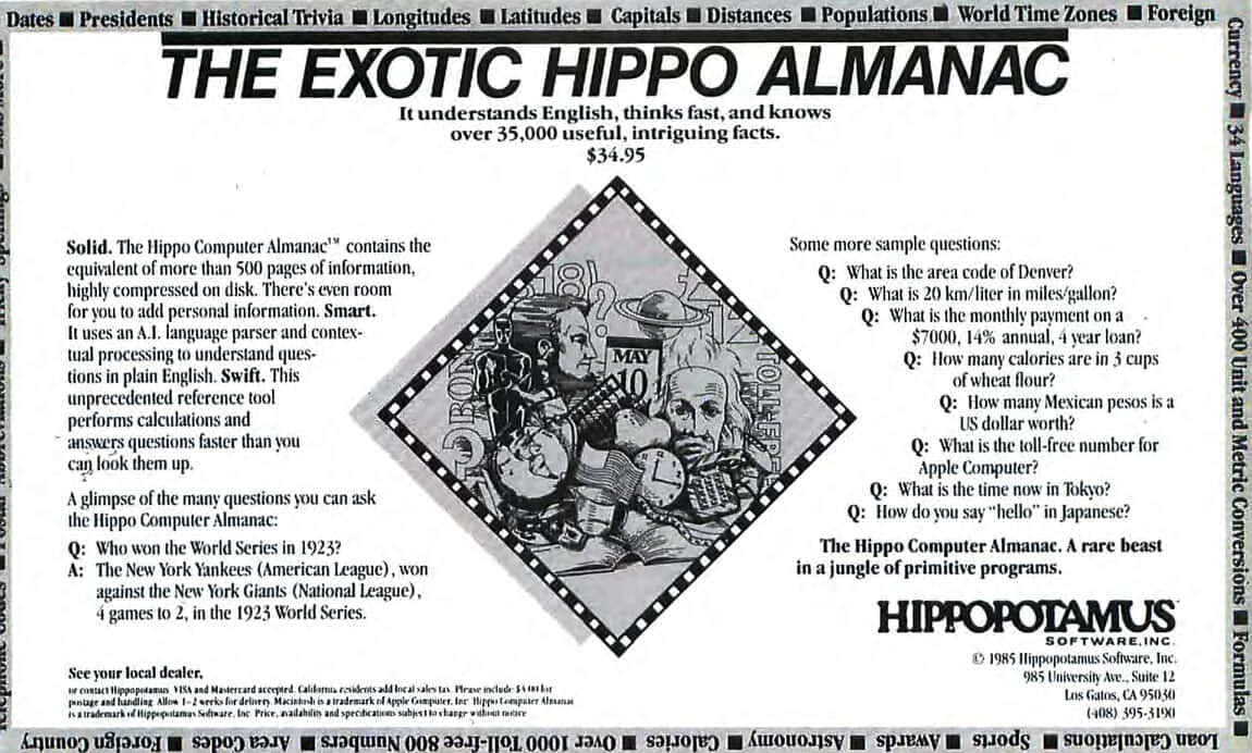 Exotic Hippo Almanac