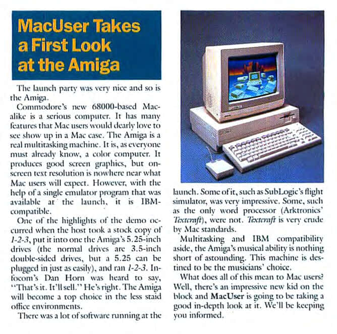 Amiga Launched