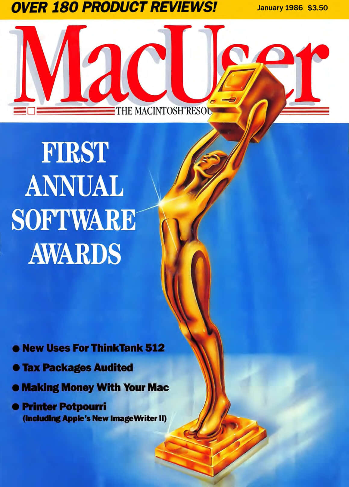 MacUser January 1986 Cover