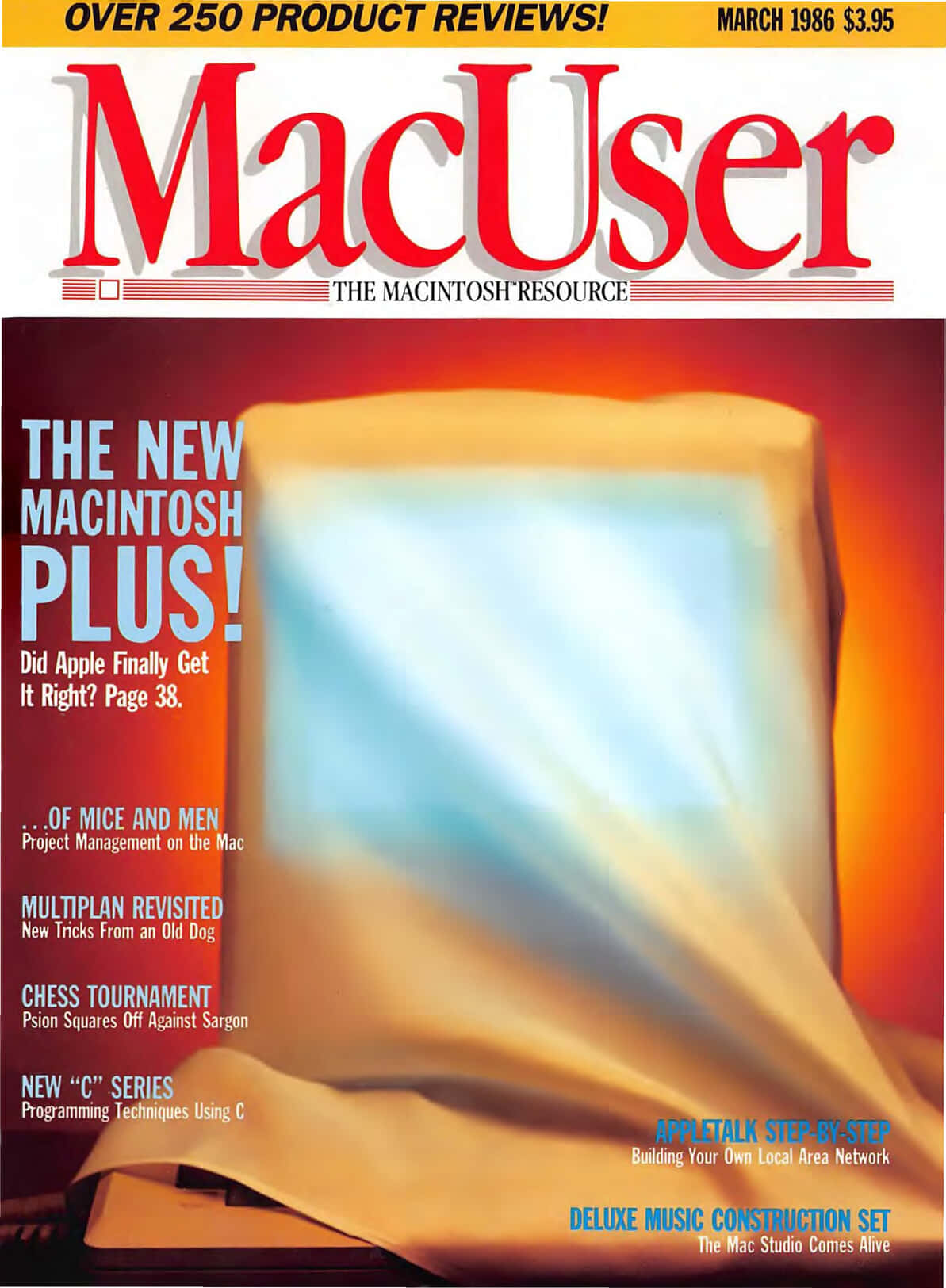 MacUser March 1986 Cover