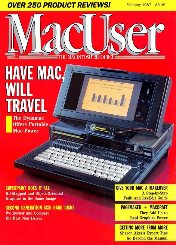 MacUser February 1987 Cover