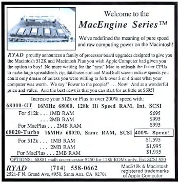 MacEngine Accelerator